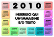 Calendario 2010 con festività italiane