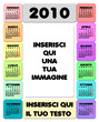 Calendario 2010 con festività italiane