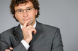 Confident young businessman