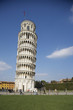 The famous leaning tower in Pisa. italy