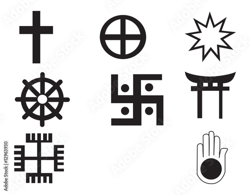 native american symbols. Five different native American