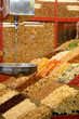 etalage de fruits sec