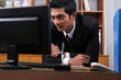 young executive in office
