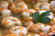 Cooked shrimps