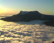 Mountains and clouds