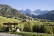 Italy. Trentino-Alto Adige Region. Val di Funes (Funes Valley).