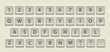 QWERTY Keyboard Keys - Vector Format