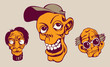 characters in a graphic style