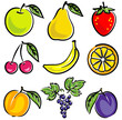 Fruits vector illustration