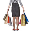 Shopping bags and legs