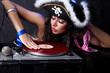 cool DJ in action