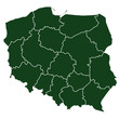 vector map of poland