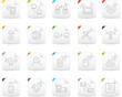 Squaro icon set: Wireless Technology
