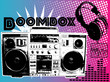 BOOMBOX MUSIC PRINT DESIGN ARTWORK BOOMBOX MUSIC PRINT DESIGN ARTWORK