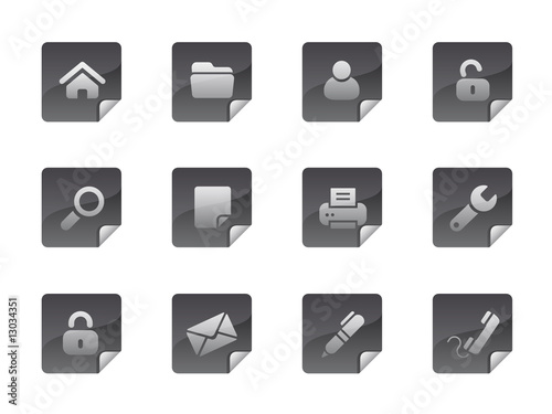 Vector: Sticky Icons Sticky Icons