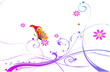 papillon floral