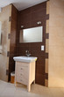 Bath bowl in the bathroom