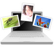 Digitalfotos @ Notebook