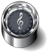 Treble clef button Treble clef button