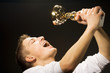 man is glad the won cup man is glad the won cup