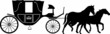 the royal carriage with a crown