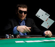 Fold in poker with two aces