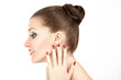 Profile of the girl