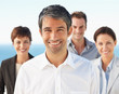 Portrait of a group of happy business colleagues Portrait of a group of happy business colleagues