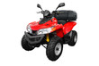 4x4 atv with trunk isolated
