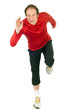 Photo: athletic runner isolated athletic runner isolated