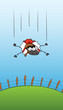 Fallschirmspringer Schaf