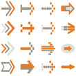 set of different arrows