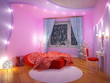 Interior of a bedroom for the girl