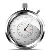 Chronomètre fond blanc