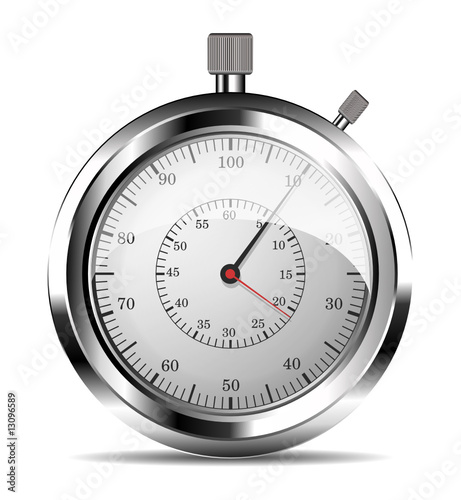 Chronomètre fond blanc Chronomètre fond blanc