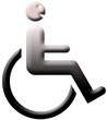 handicapé en fauteuil roulant