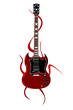 Gibson SG guitar vector