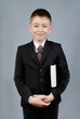 Boy with book