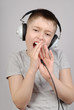 Singing boy
