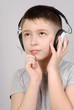 Listening boy