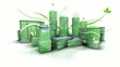 3d Building ville verte ecologie Animation boucle