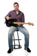Man with Electric Guitar Man with Electric Guitar