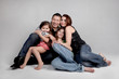 Happy Smiling Family Portrait