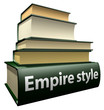 Education books - empire style