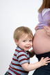 Photo: Pregnant Mother & Son Pregnant Mother & Son