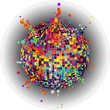 Disco ball explosion Disco ball explosion