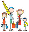 Vector: Happy family Happy family