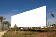 Large Blank Advertising Hoarding