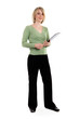 Photo: whole figure of a businesswoman whole figure of a businesswoman