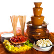 Chocolate fondue Chocolate fondue